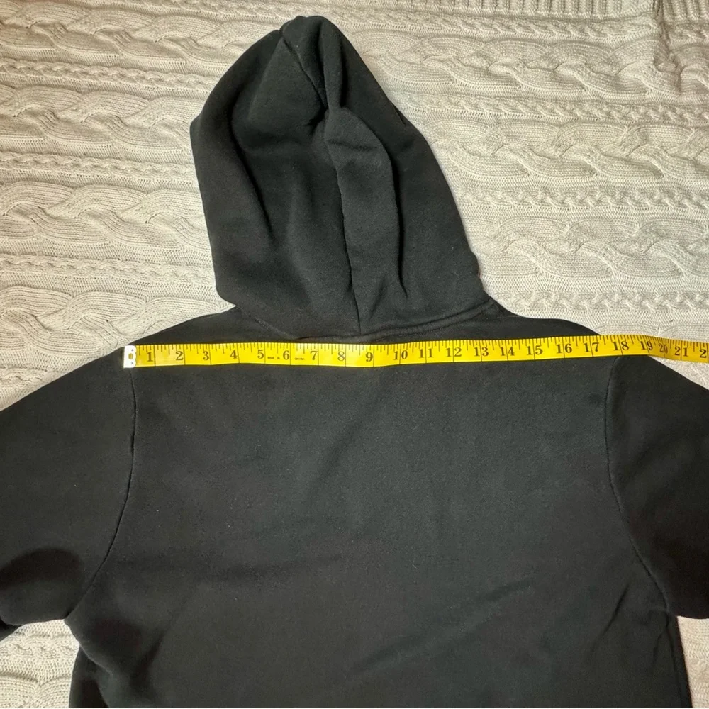 Reebok Men's Black Hoodie Sweatshirt #1022